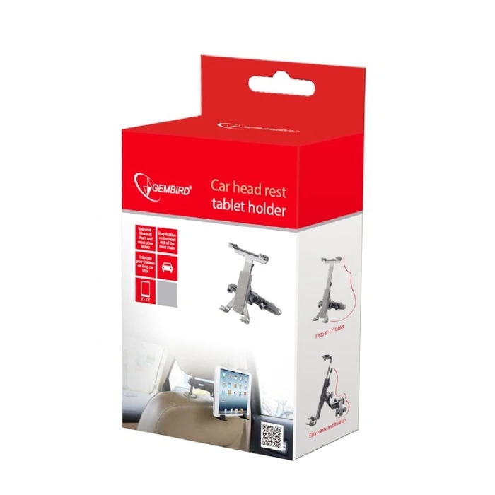 Βάση Tablet Αυτοκινήτου Gembird με Ρυθμιζόμενα ʼγκιστρα