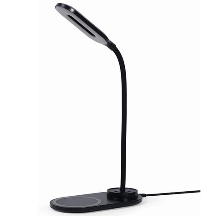 Φωτιστικό Γραφείου LED Gembird With Wireless Charger Black