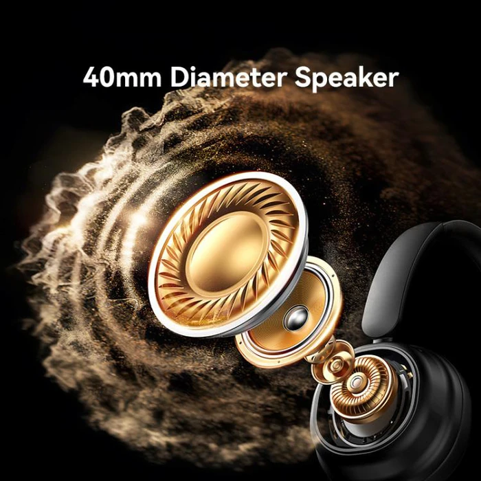 Usams SR01 Ασύρματα Bluetooth On Ear Ακουστικά με 40 ώρες Λειτουργίας Μαύρα