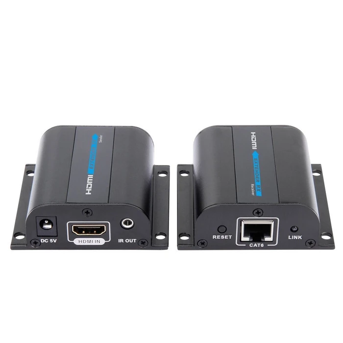 HDMI Extender Techly 020355 Black