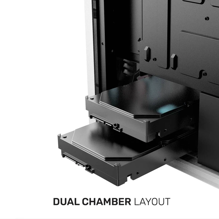 Κουτί Η/Υ Armaggeddon Dual Chamber With 3 Argb Fans Tritron 3 White