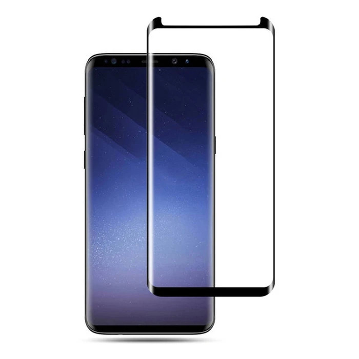 Screen Protector Powertech 3D TGC-0076 Samsung S8 Plus, Full glue, μαύρο