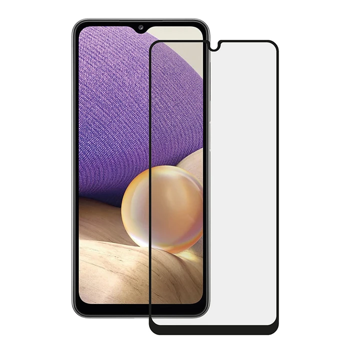Screen Protector Powertech tempered glass 5D TGC-0573, Samsung A32, full glue, μαύρο