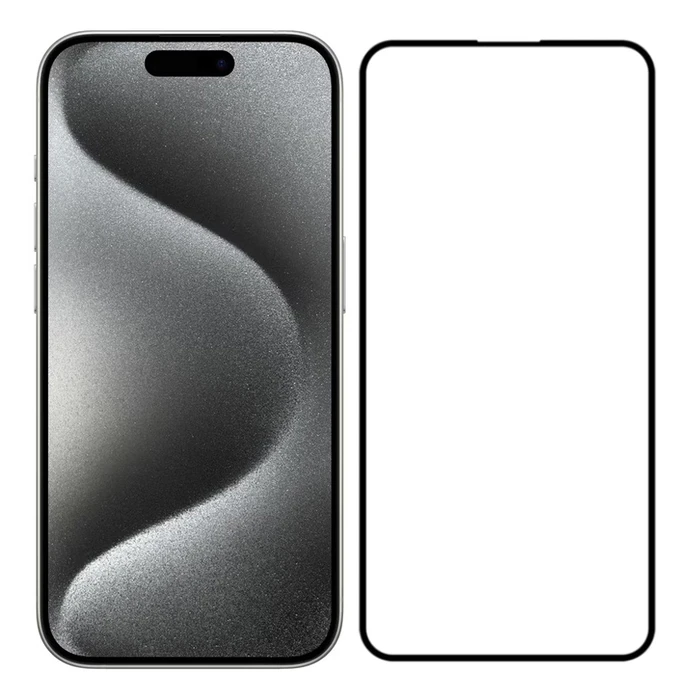 Screen Protector Powertech Tempered Glass 5D TGC-0660 για iPhone 15 Pro Max