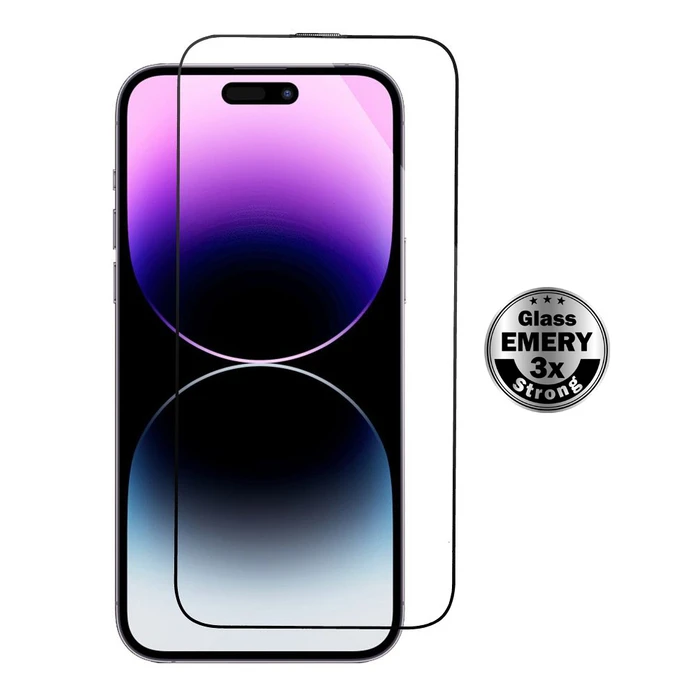 Προστατευτικό Οθόνης Powertech Tempered Glass Emery 5D Tgc-0755 για iPhone 16, Full Glue