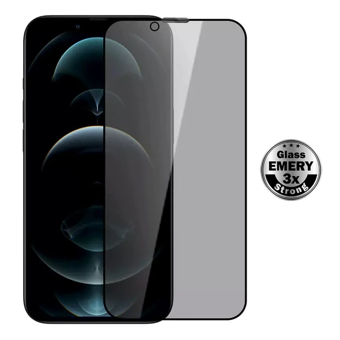 Προστατευτικό Οθόνης Powertech Tempered Glass Emery Private 5D Tgc-0777 για iPhone 14 Plus, Full Glue