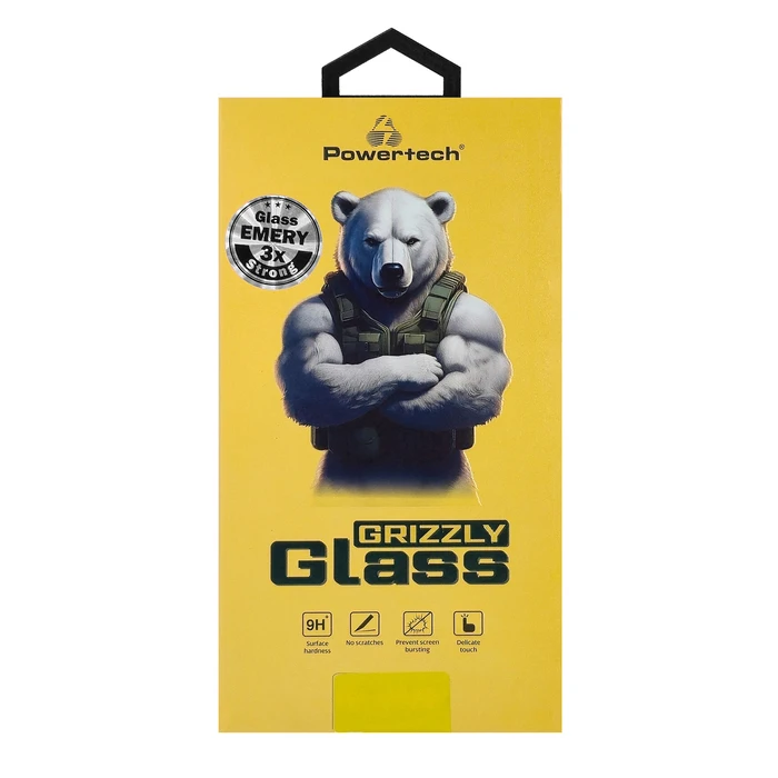 Powertech Tempered Glass Emery 5d Tgc-0796 Iphone 17 Pro Max Full Glue