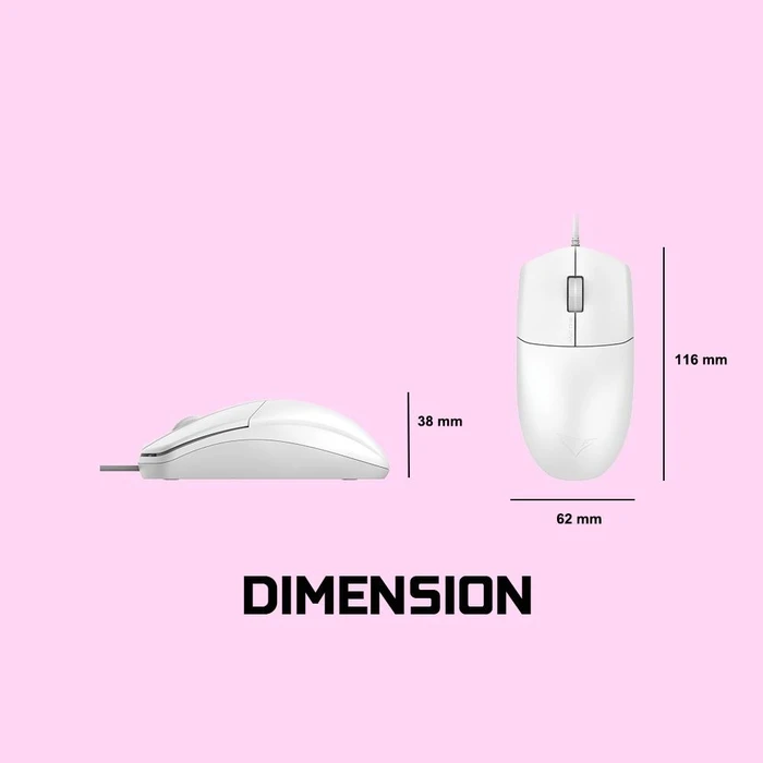 Ποντίκι Alcatroz 1600cpi Asic One White