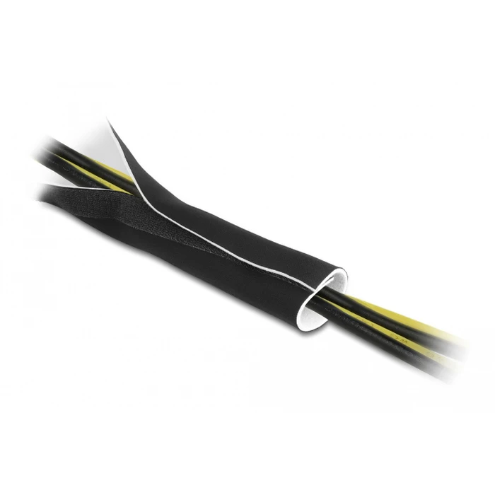 Δεματικά Καλωδίων Ταινία νεοπρενίου velcro TIES-037, 13.5cm, 1.5m, μαύρη/λευκή