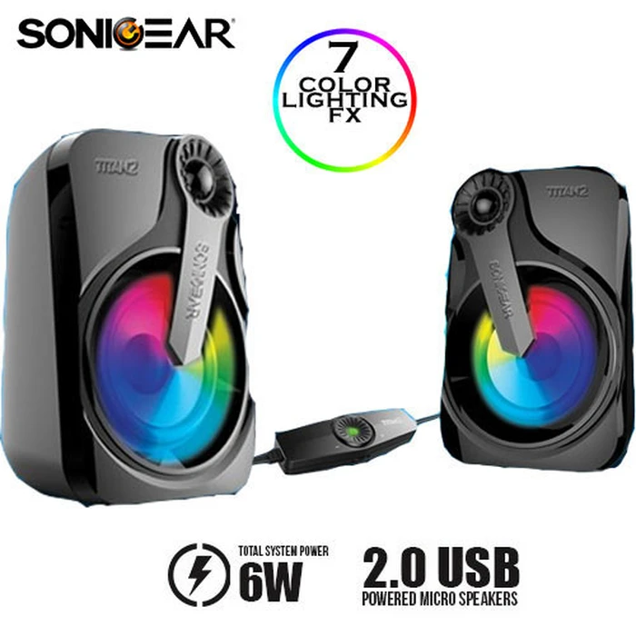 Ηχεία Υπολογιστή Sonic Gear USB 2.0 SPEAKER SYSTEM With HUGE BASS