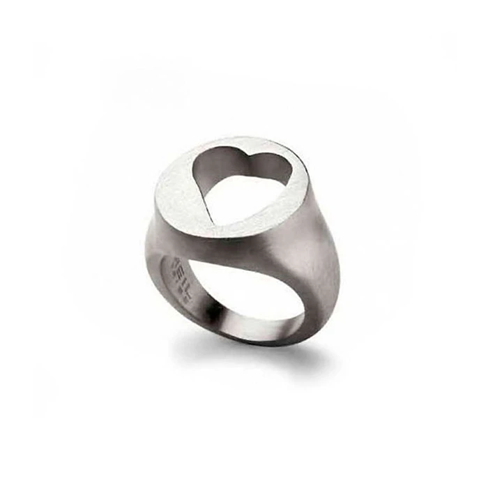 BREIL Woman Ring TJ0631 (14) - Steel, Silver Accent, Milanese Mesh Finish