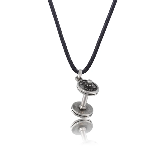 Ανδρικό Κολιέ Time Force Tj1006C03 (40Mm-70cm) από Ασήμι Black