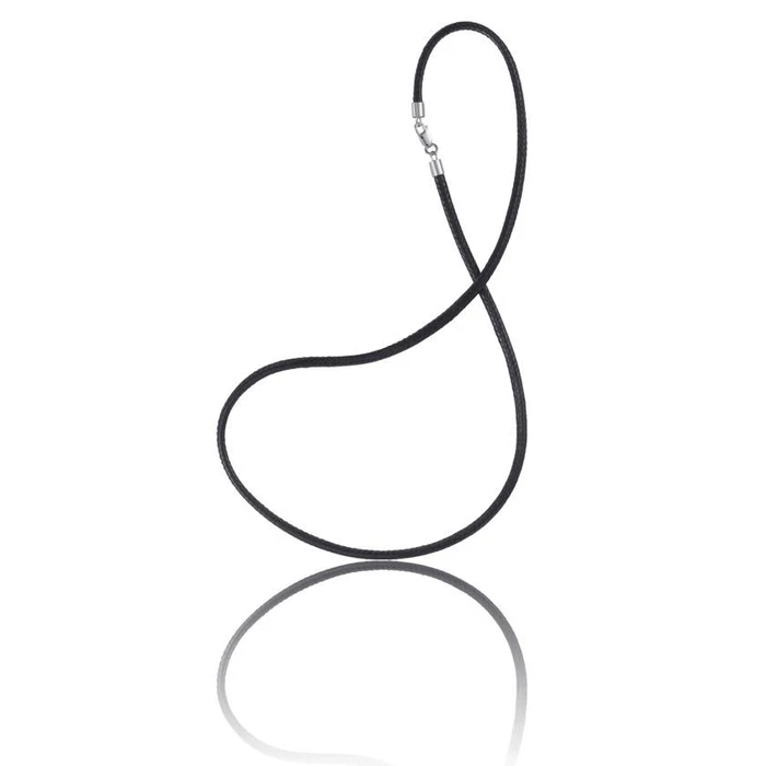 Γυναικείο Κολιέ Time Force Tj1113C0145 (45cm) Δερμάτινο, Silver Brown