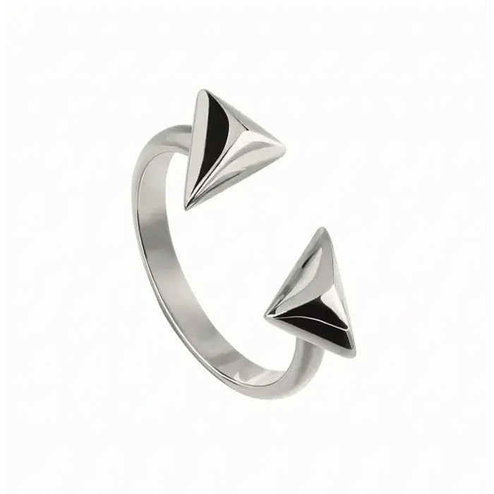 BREIL Women's Ring TJ2577 (14 mm) - Stainless Steel, Grey