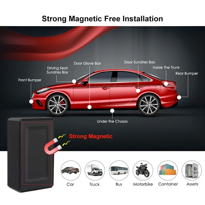 GPS Tracker αυτοκινήτου Coban TK108B, GPS & GSM/GPRS, IP67, 10000mAh