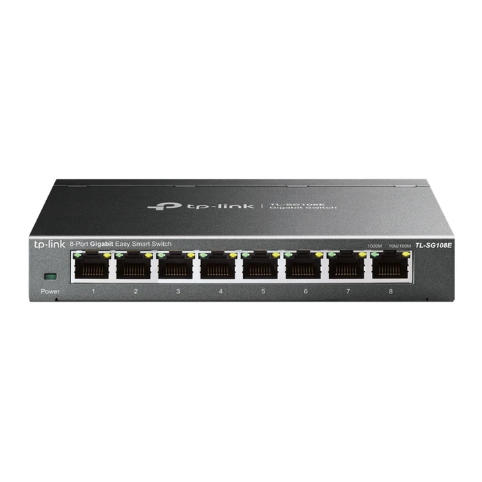 Network Switch TP-Link Easy Smart TL-SG108E, 8-port 10/100/1000Mbps, Ver 6.0