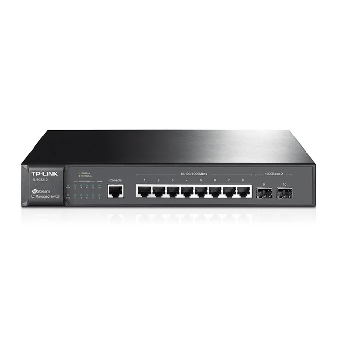 Network Switch TP-Link JetStream L2+ managed TL-SG3210, 8-Port Gigabit, Ver. 3.0