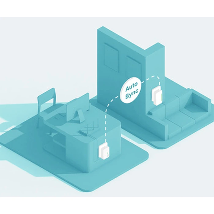 Powerline TP-Link Wi-Fi AV600 Extender Kit TL-WPA4220, 300Mbps, Ver. 4.0