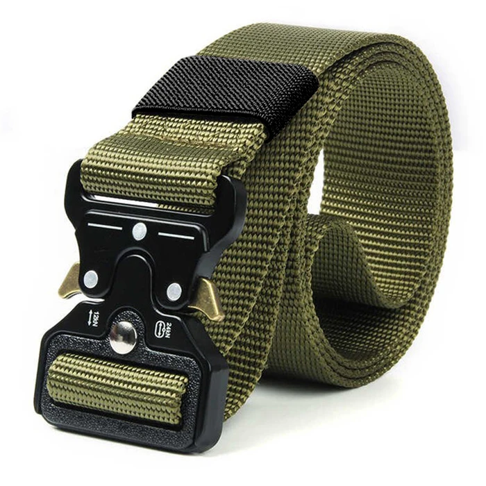 Ζώνη Στρατιωτικού Τύπου Tmv-0059, Ρυθμιζόμενη, 3.8X160cm, Χακί