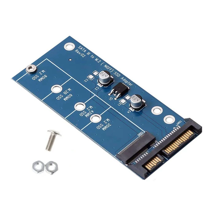 Αντάπτορας Powertech  SATA 22pin σε M.2 SSD TOOL-0019, 2230/2242/2260/2280