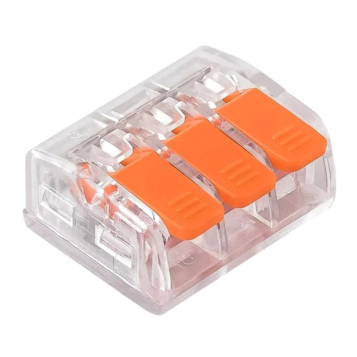 POWERTECH κλέμα σύνδεσης καλωδίων 3pin 10τμχ TOOL-0101
