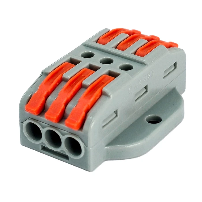 POWERTECH κλέμα σύνδεσης καλωδίων TOOL-0106 3pin προς 3pin 10τμχ