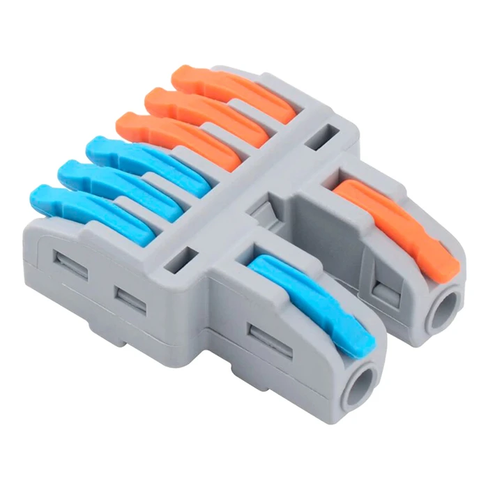 POWERTECH κλέμα σύνδεσης καλωδίων TOOL-0108 6pin προς 2pin 5τμχ