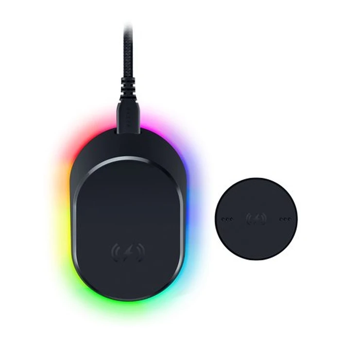 Wireless Charging Razer MOUSE DOCK PRO - 4K Polling Rate - Magnetic - Anti-Slip Base - Chroma RGB