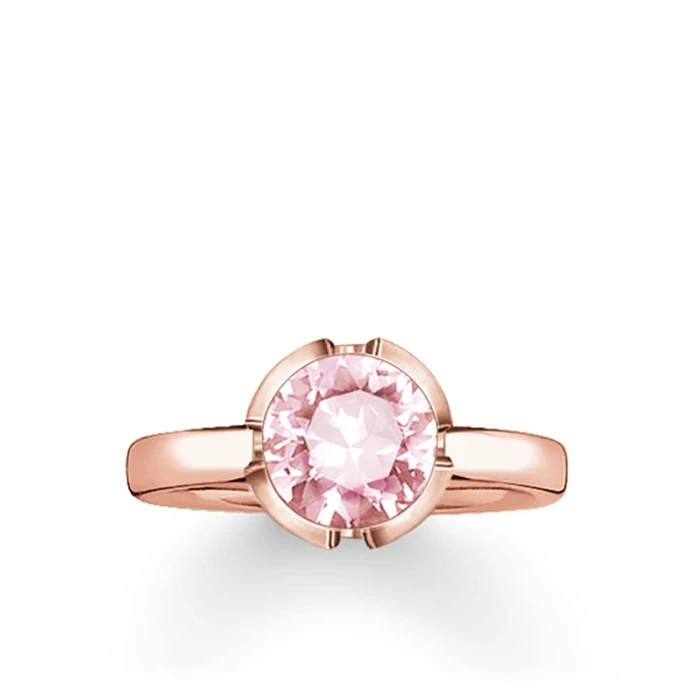 Γυναικείο Δαχτυλίδι Thomas Sabo 034-540-9-54 (54) από Ασήμι Rose Gold, Rose