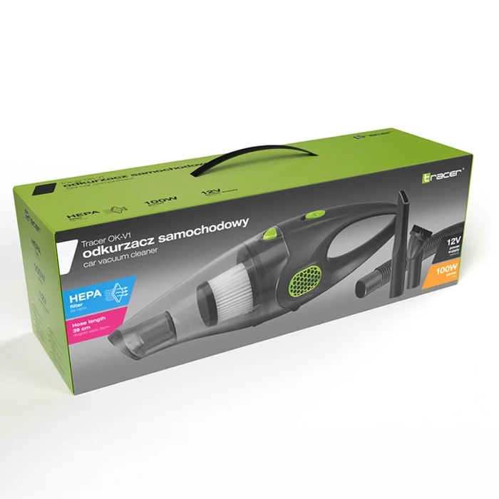 TRACER OK-V1 Car Vacuum Cleaner 12V 100W (TRAODK47437)