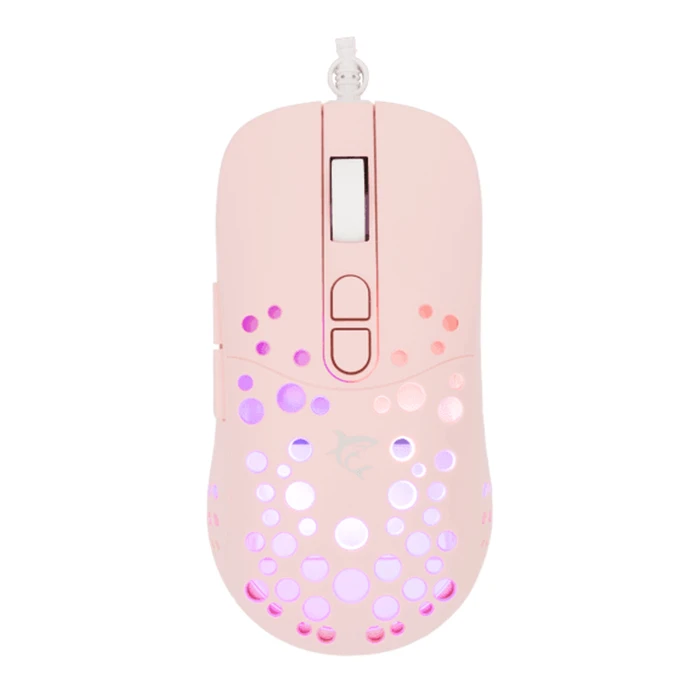 White Shark Tristan-2 RGB Gaming Mouse 7200 DPI - Pink