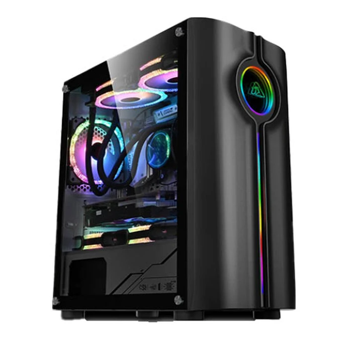 Κουτί Η/Υ Armaggeddon TRON HOLO 3 MATX Black