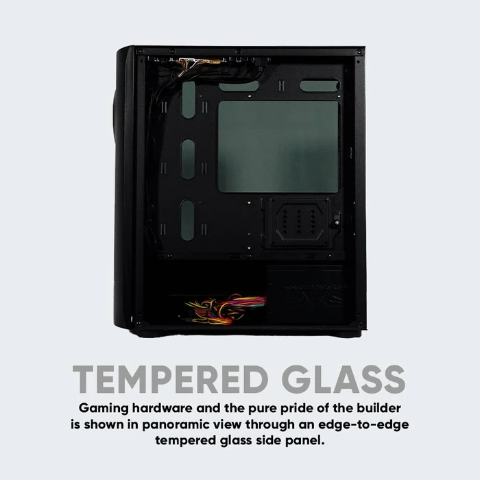 Κουτί Η/Υ Armaggeddon TRON HOLO 3 MATX Black