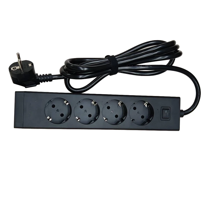 Tessan Πολύπριζο 4 Θέσεων με 2 USB-A, 2 USB-C, Διακόπτη και Καλώδιο 2m TS-PS03DE00