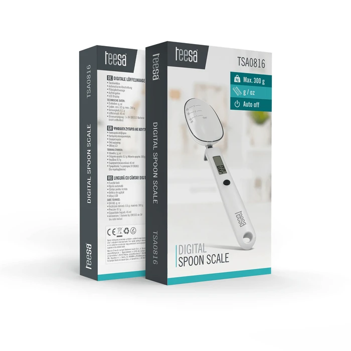 Teesa Digital Spoon Scale TSA0816 — up to 300 g, LCD