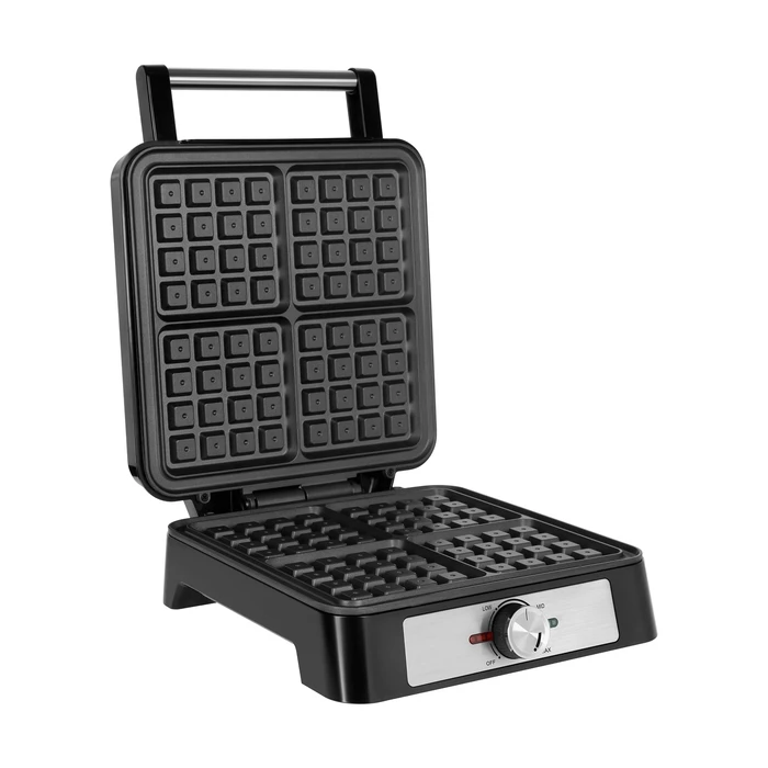 Βαφλιέρα Teesa 4 θέσεων 1600W inox με ρύθμιση ισχύς