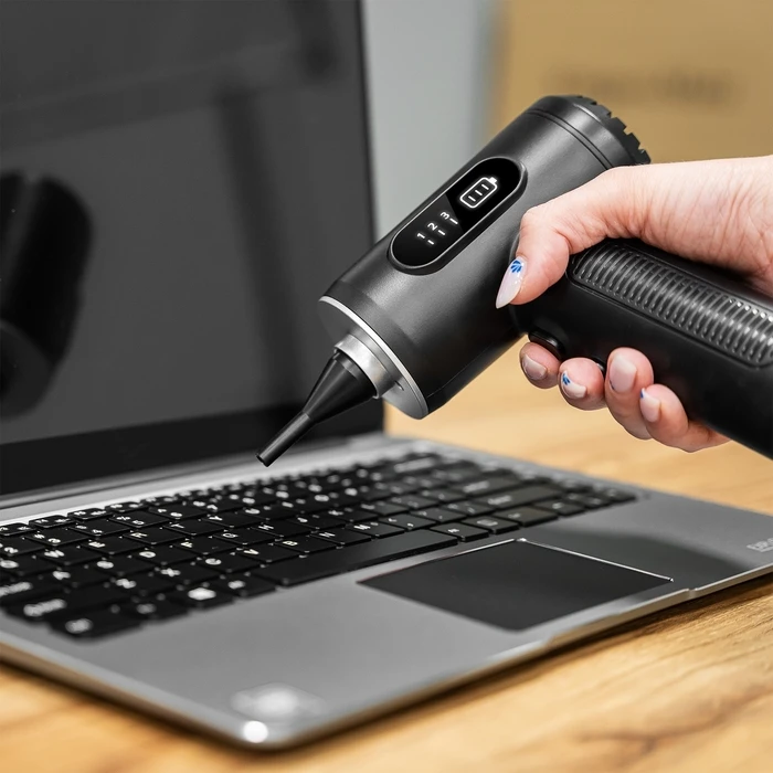 Teesa TSA5018 Rechargeable Handheld Sweeper / Blower (3-speed, 12V, 75W) with LED Torch