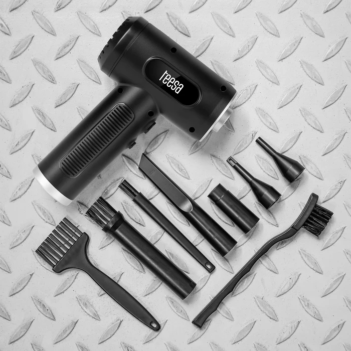 Teesa TSA5018 Rechargeable Handheld Sweeper / Blower (3-speed, 12V, 75W) with LED Torch