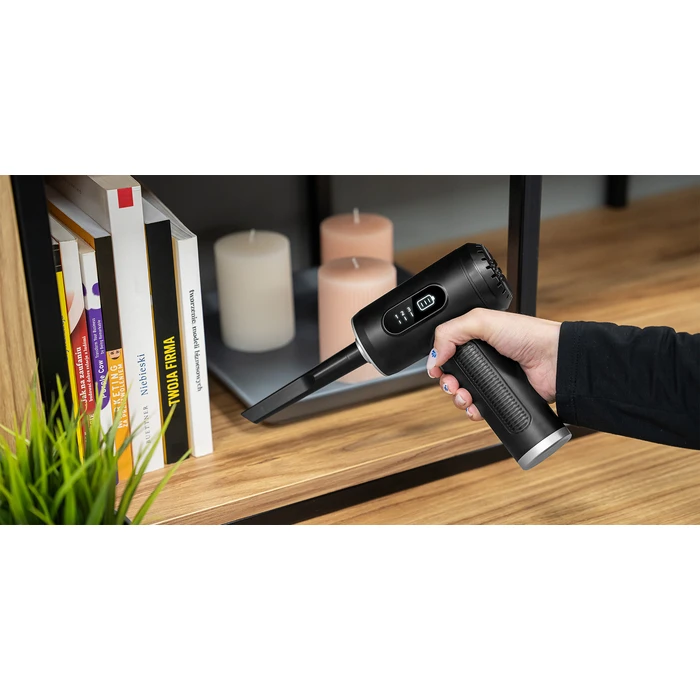 Teesa TSA5018 Rechargeable Handheld Sweeper / Blower (3-speed, 12V, 75W) with LED Torch