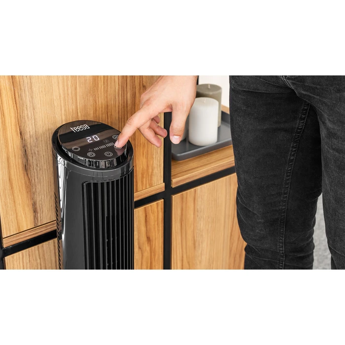 Teesa TSA8066 74 cm Tower Fan - Black