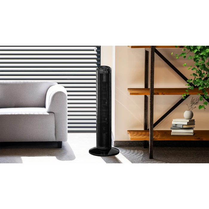 Teesa TSA8066 74 cm Tower Fan - Black