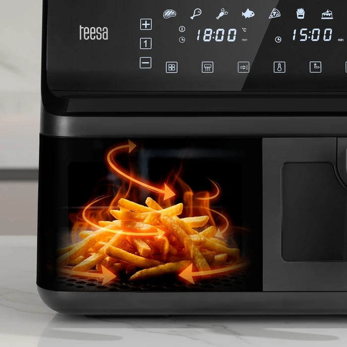 Teesa Air Fryer DUAL POT XXL 8L TSA8089 (2700W)