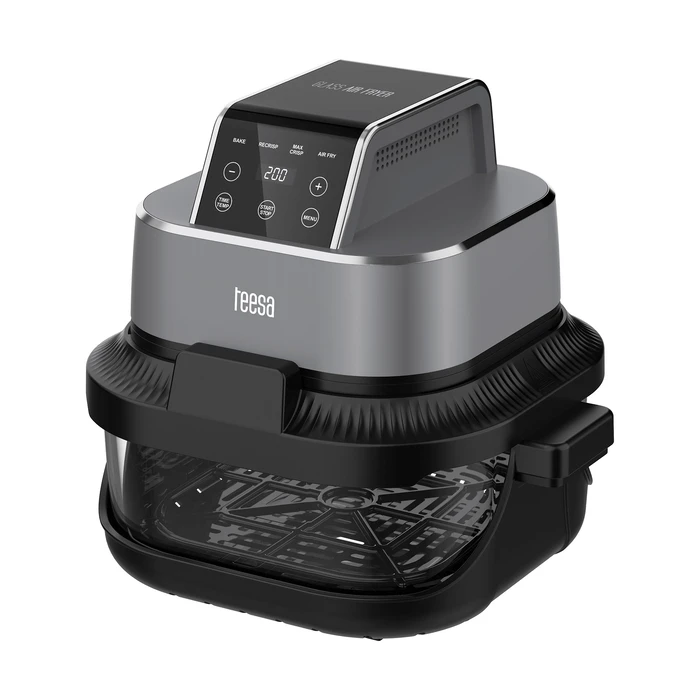 Teesa Glass Air Fryer 4L + 1.5L 1500W (TSA8090)