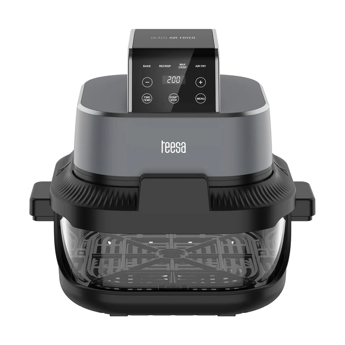 Teesa Glass Air Fryer 4L + 1.5L 1500W (TSA8090)