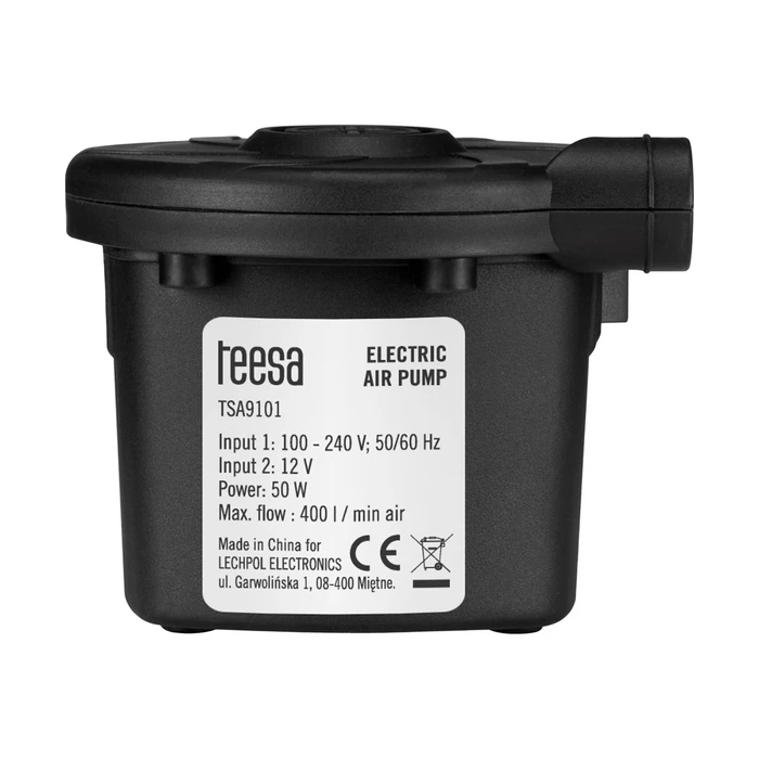 Teesa Electric Air Pump for Inflation & Deflation 12V & 230V (TSA9101)