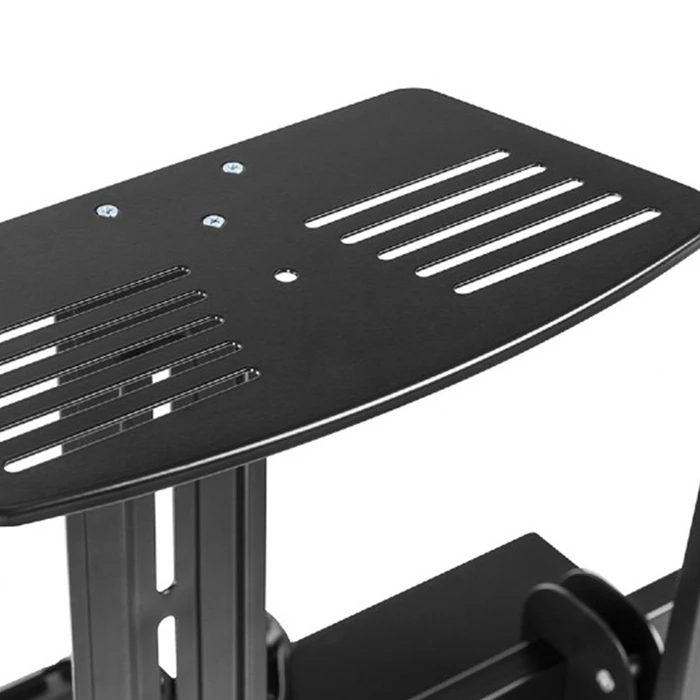 Βάση Τηλεόρασης Gembird Motorized Height Adjustable Floor Stand With Caster Wheels And Remote Control 55'-100'