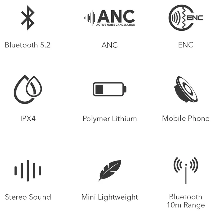 Bluetooth Handsfree Sonic Gear Earpump TWS 16 ANC MINT