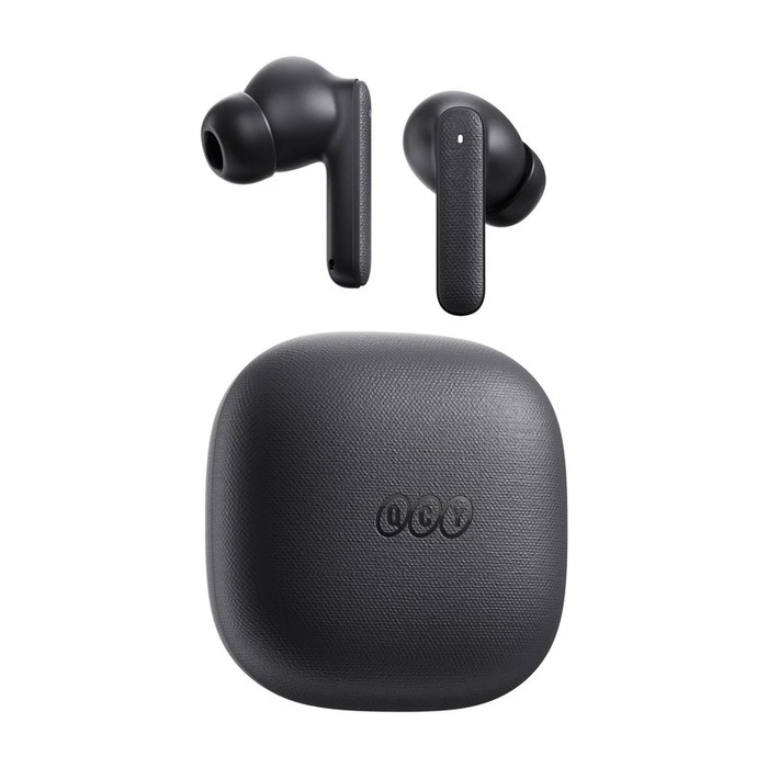 Bluetooth Handsfree Qcy Buds Grey (QT43) - Noise Reduction TWS 35h, 10mm dynamic drivers