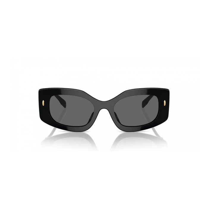 Tory Burch Women's Sunglasses TY7202U-170973 – Black Acetate Frame, Grey Lenses (50/19/145 mm)