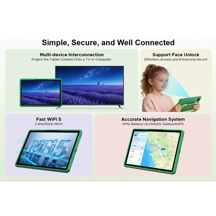 Doogee U11 Kid 11" Tablet (4GB/128GB) Πράσινο